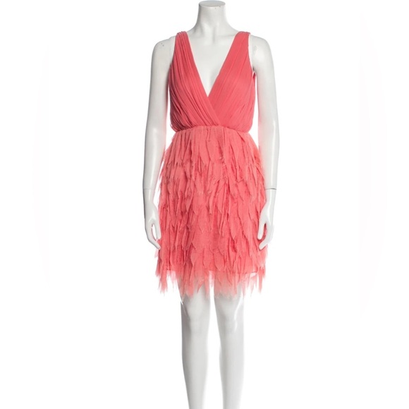 Alice + Olivia Silk Knee-Length Dress Small - Picture 1 of 6